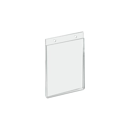 Azar Displays 5"W x 7"H Wall U-Frame w/ Holes, PK10 162722